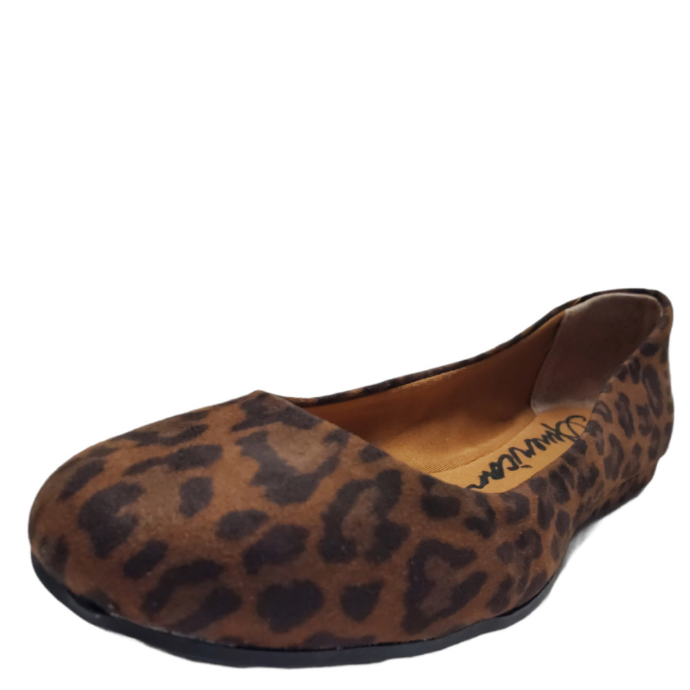 American Rag Ellie Women's Synthetic Leopard Brown Ballet Flats